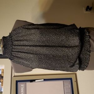 B&W Sleeveless Top, Sz M